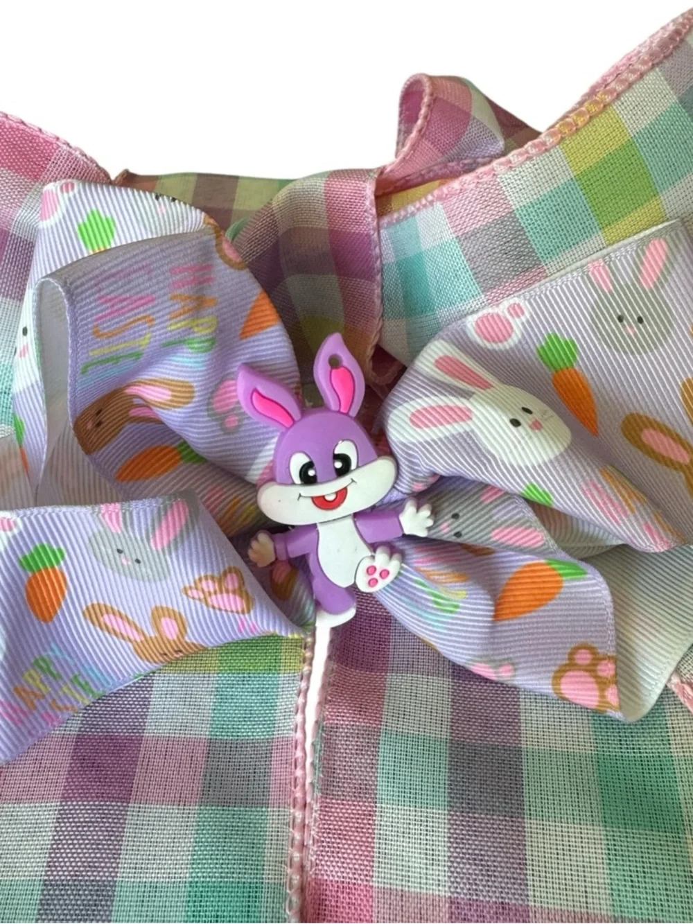 Bunny Hair Bow Pastel Spring Kids Clip 3/$15✨